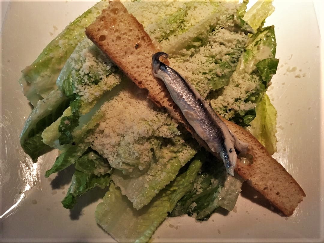 Caesar Salad with white Anchovy at Pricci in Atlanta
