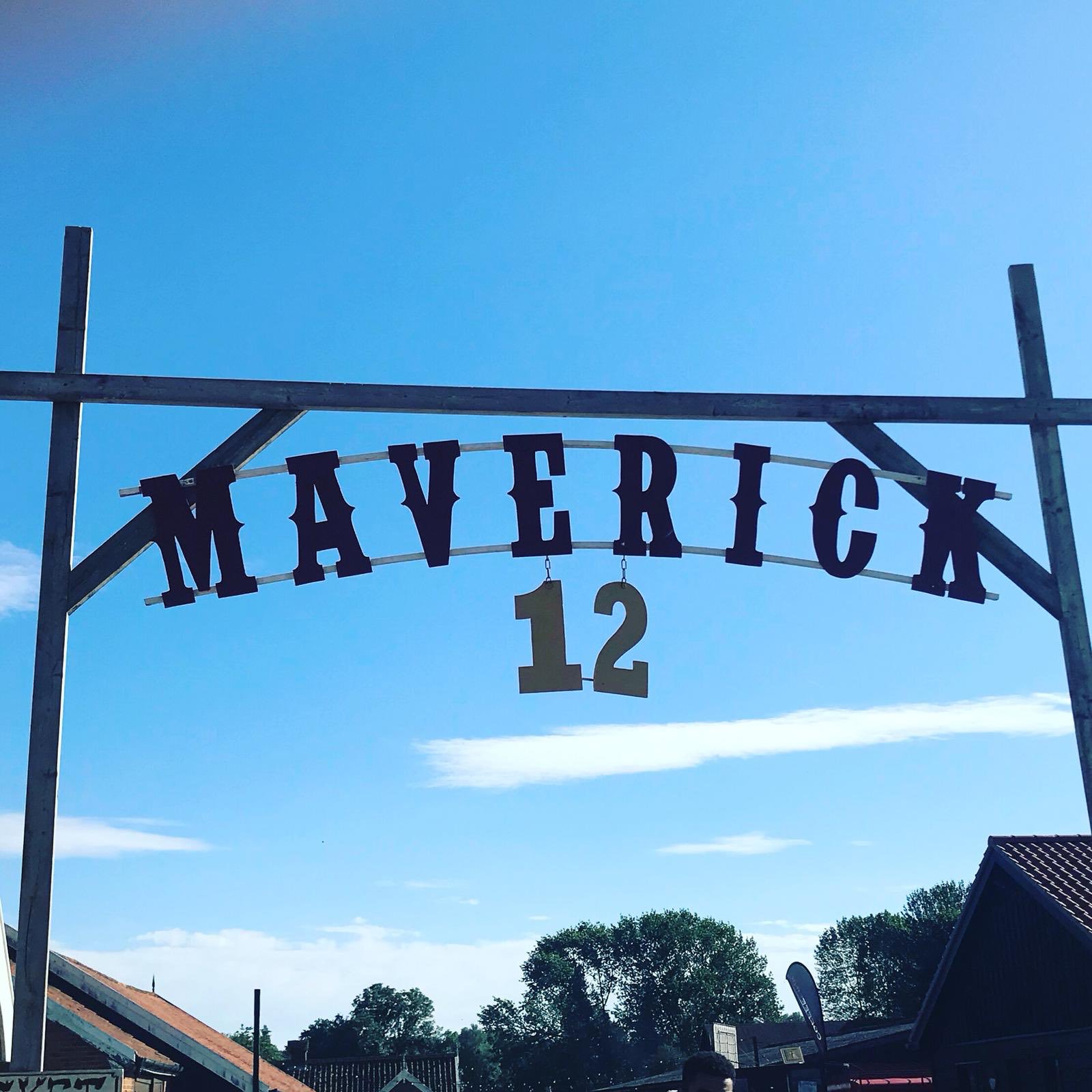 Maverick 12 Music Festival Signage near Suffolk, England