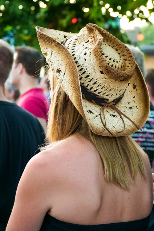 Girl in Cowboy hat