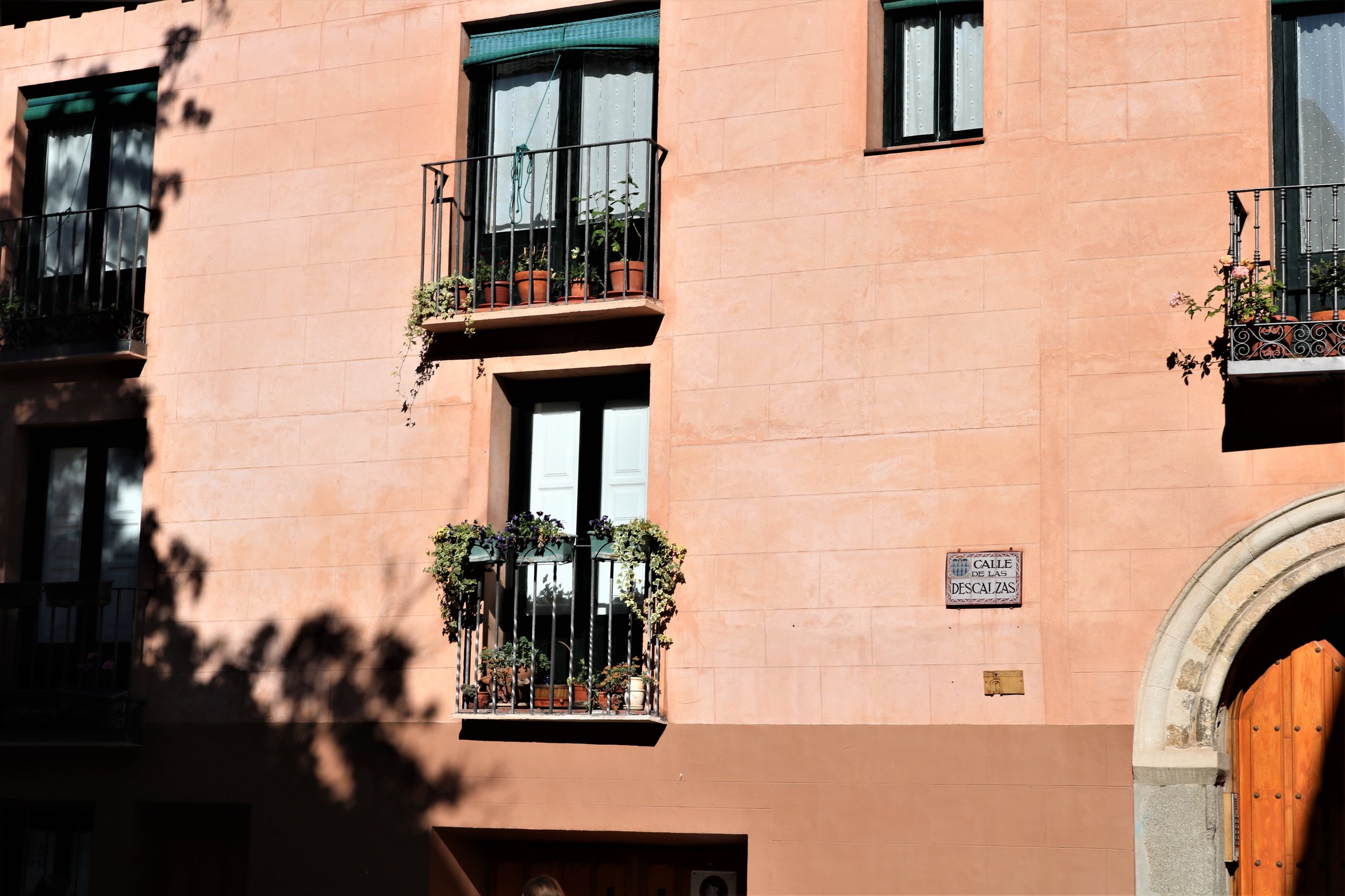 Pretty neighborhood in Segovia, Spain