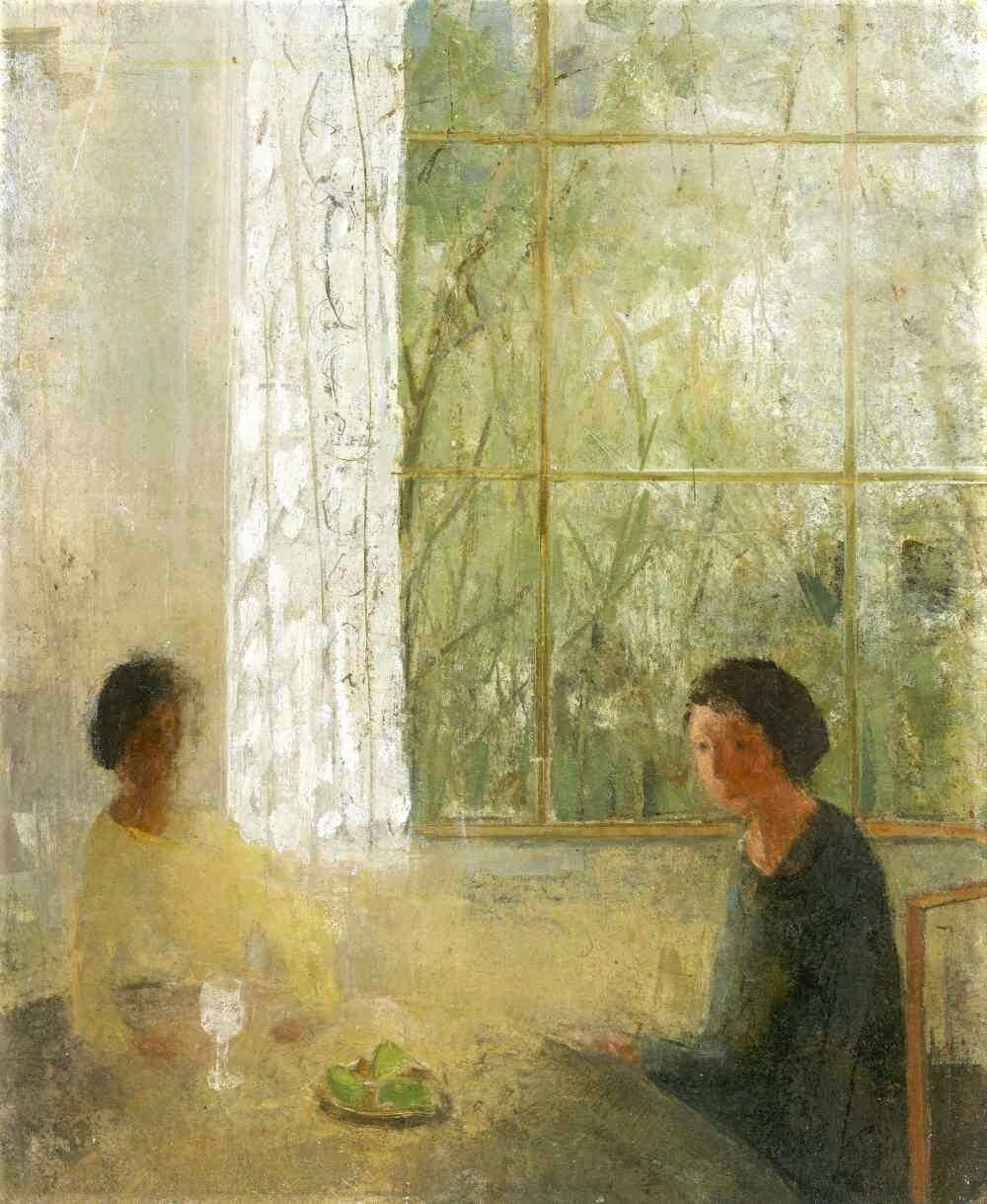 Tall Window, a painting by artist David Brayne