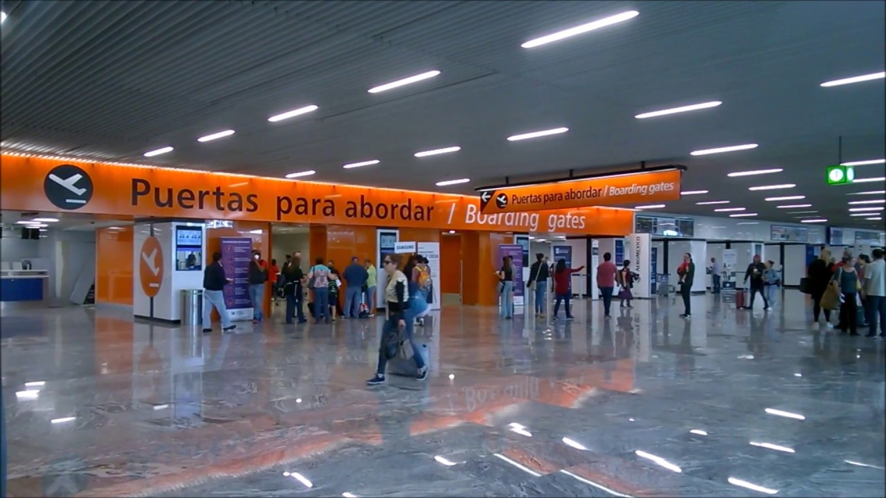 Interior shot of the the Guadalajara International Airport