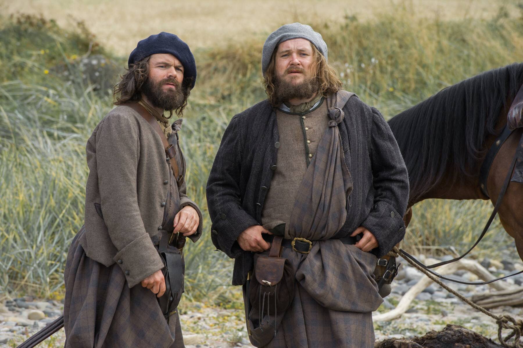 Angus Mohr and Ruper MacKinzie are two fighting warriors in Outlander