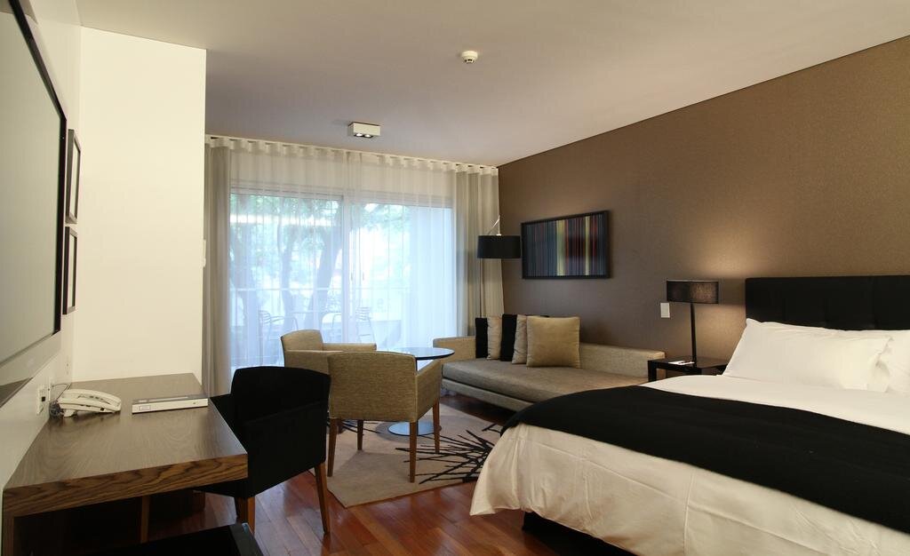 The spacious rooms at Fierrro Hotel in Buenos Aires