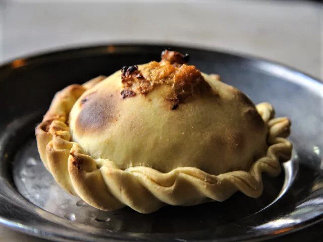 Onion and cheese Empanada at La Cocina in Buenos Aires, Argentina