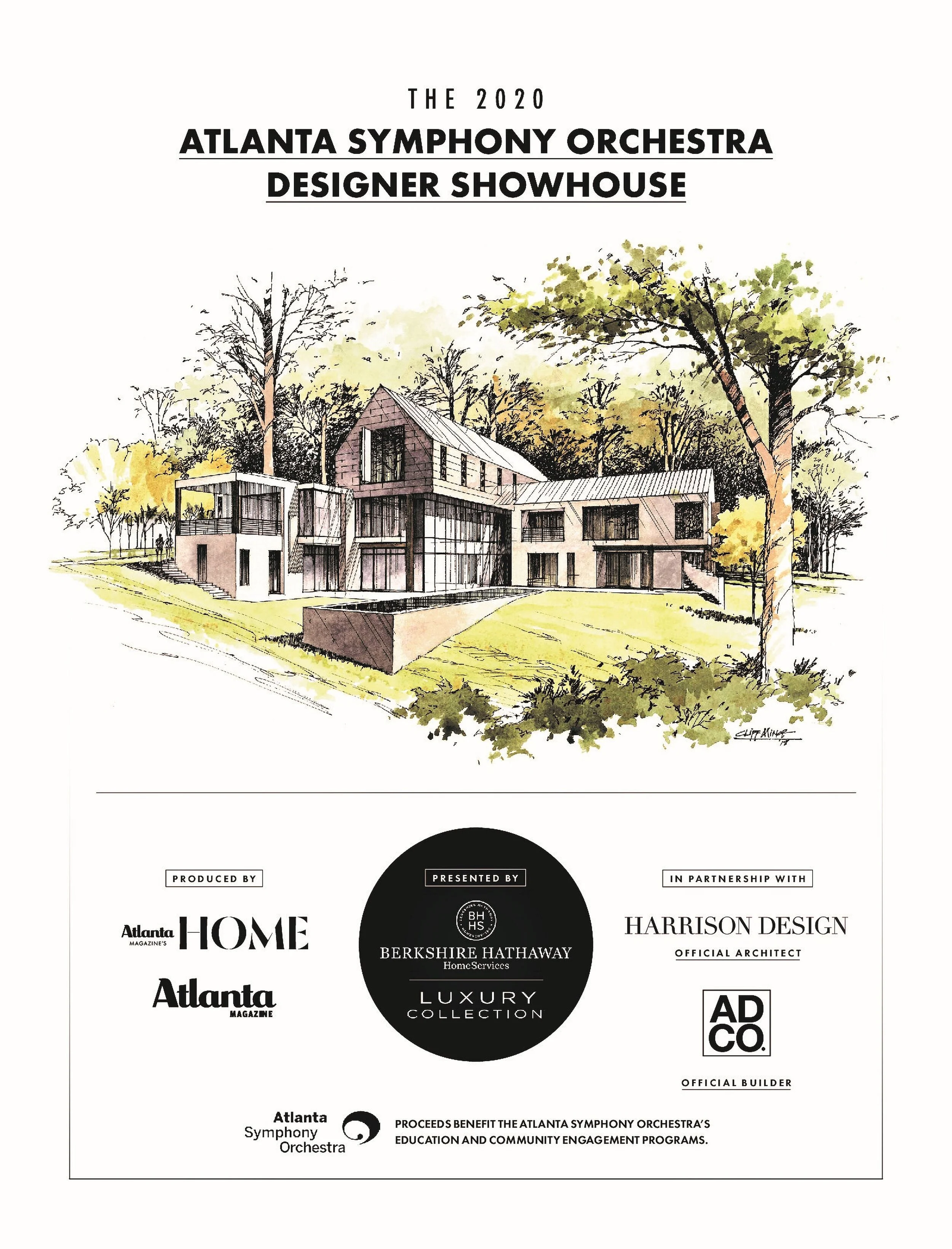 A rendering of the design for the Symphony showhouse