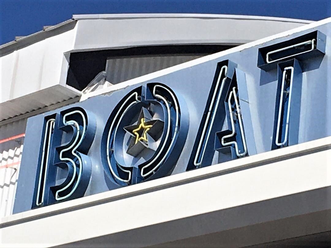 The Boathouse Sign in Chattanooga