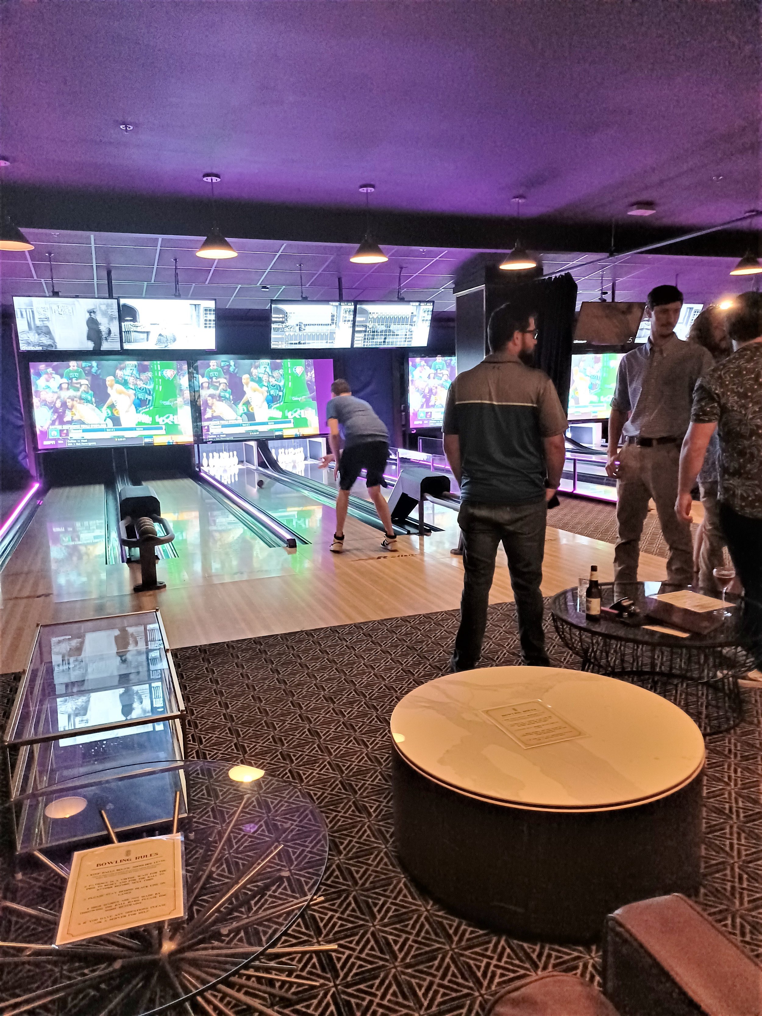 A little bowling action