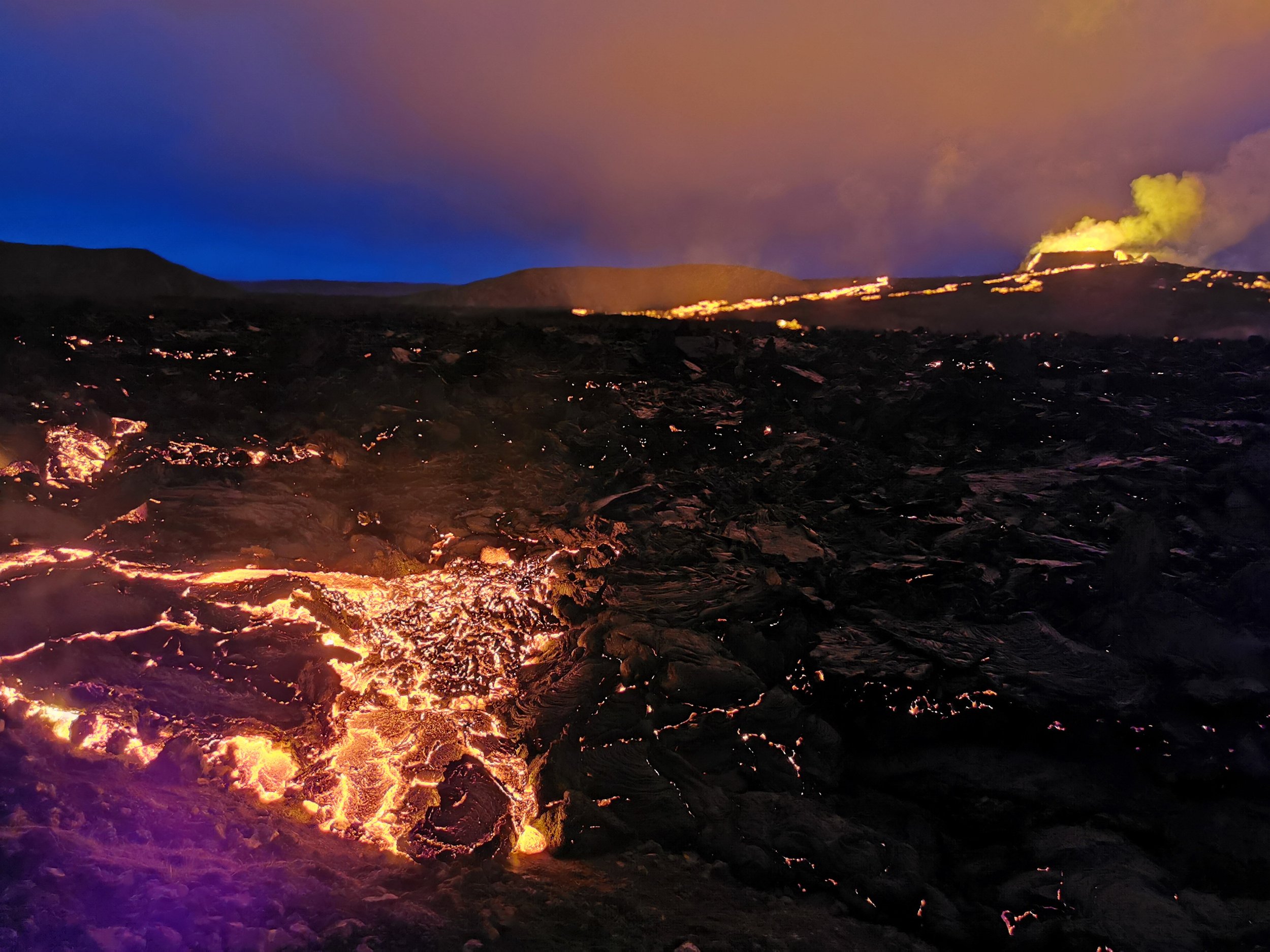 Lava trails