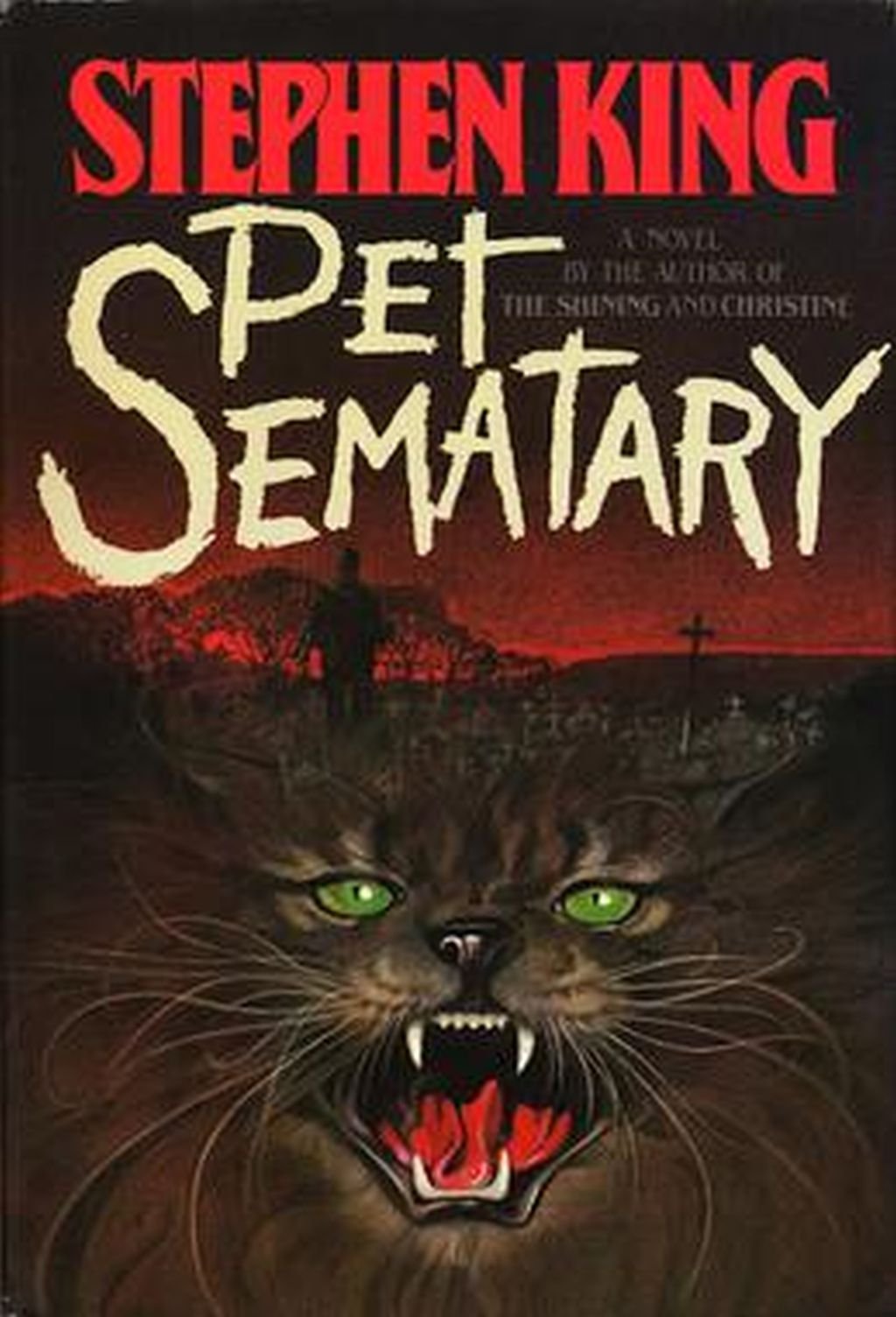 Original book cover for Pet Sematary