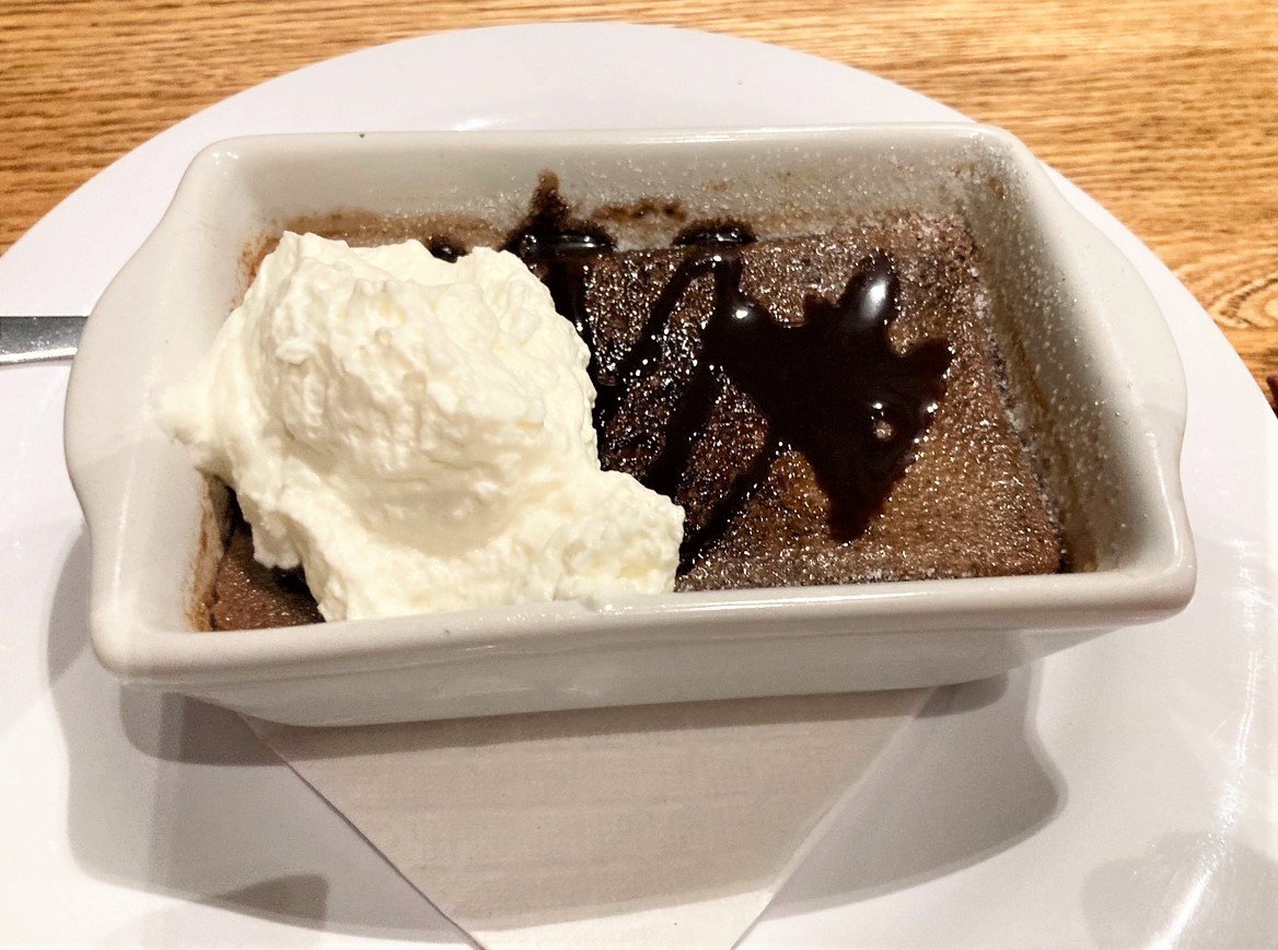 Chocolate cream brulee