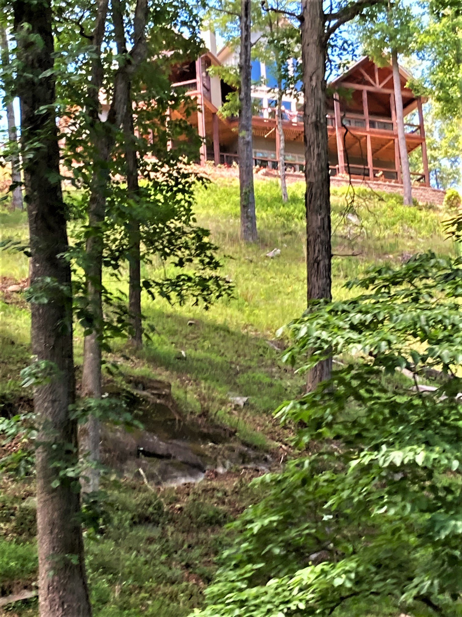 Large homes with views of the river