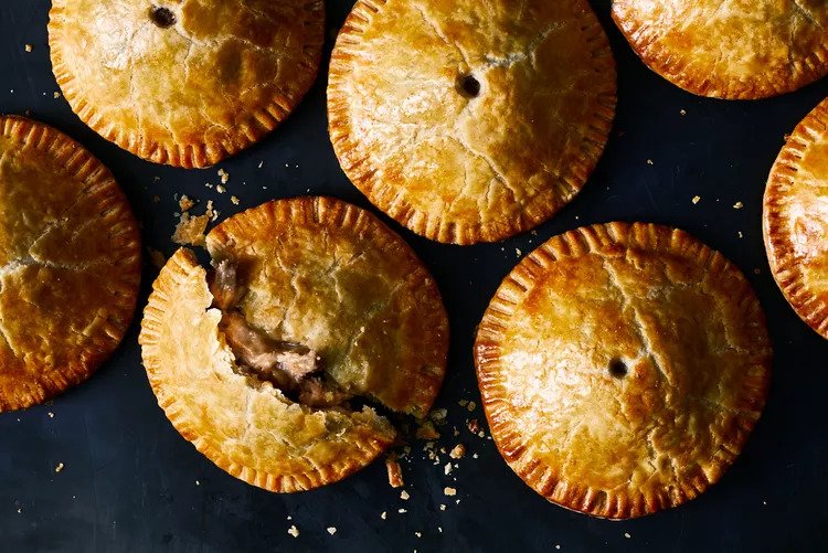 Crusty lamb dingle pies