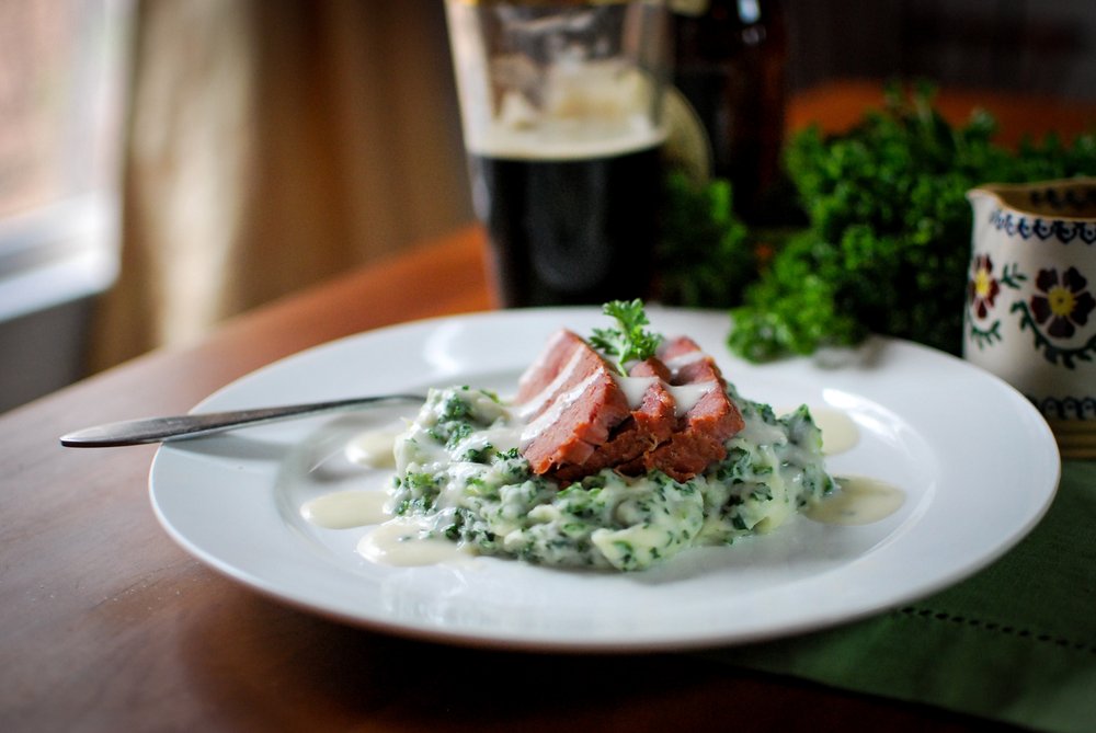 Corned beef &amp; colcannon