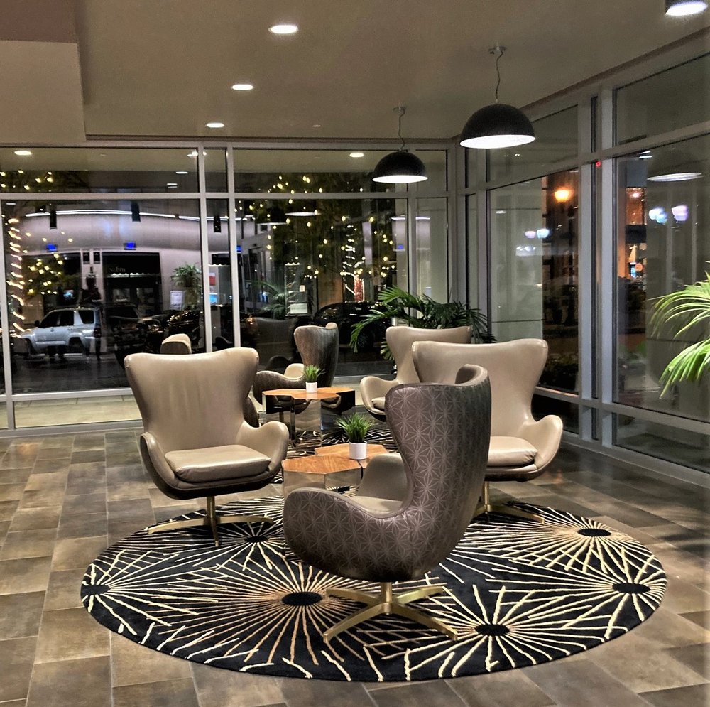 Lovely contemporary designed lobby