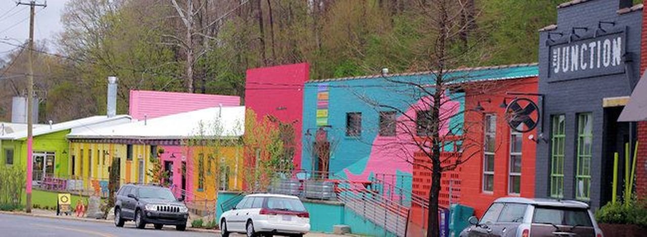 Colorful buildings of RAD