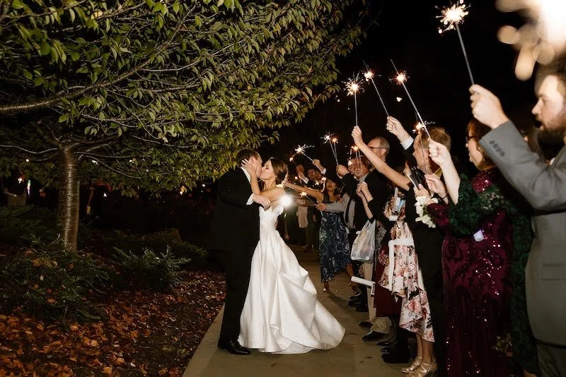 Sparklers for the send off