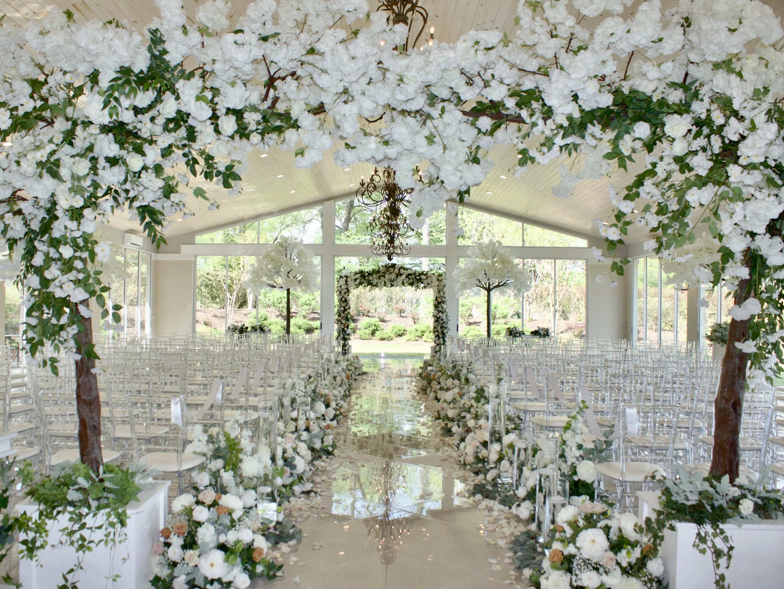 Pavilion indoor ceremony