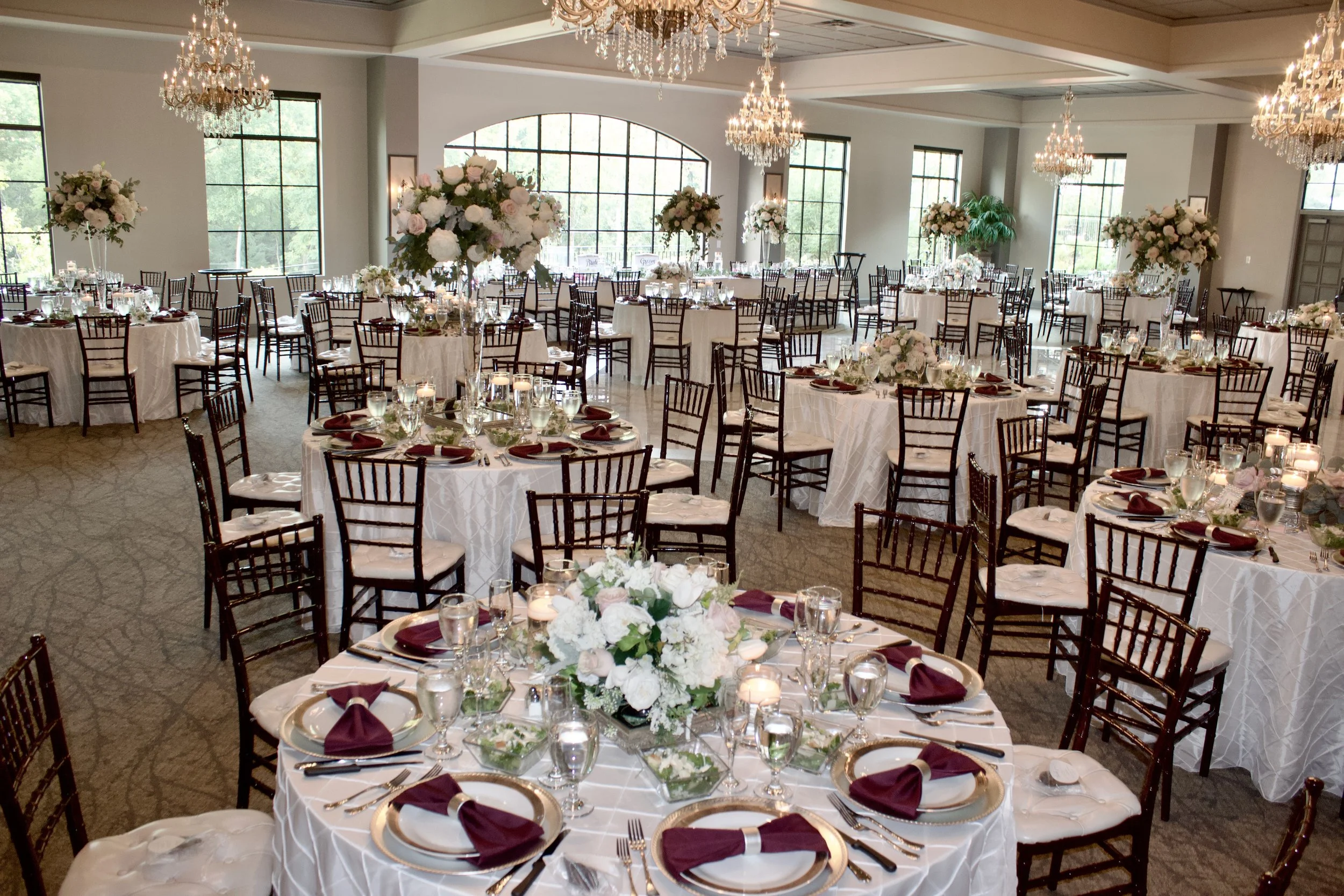 Reception table settings