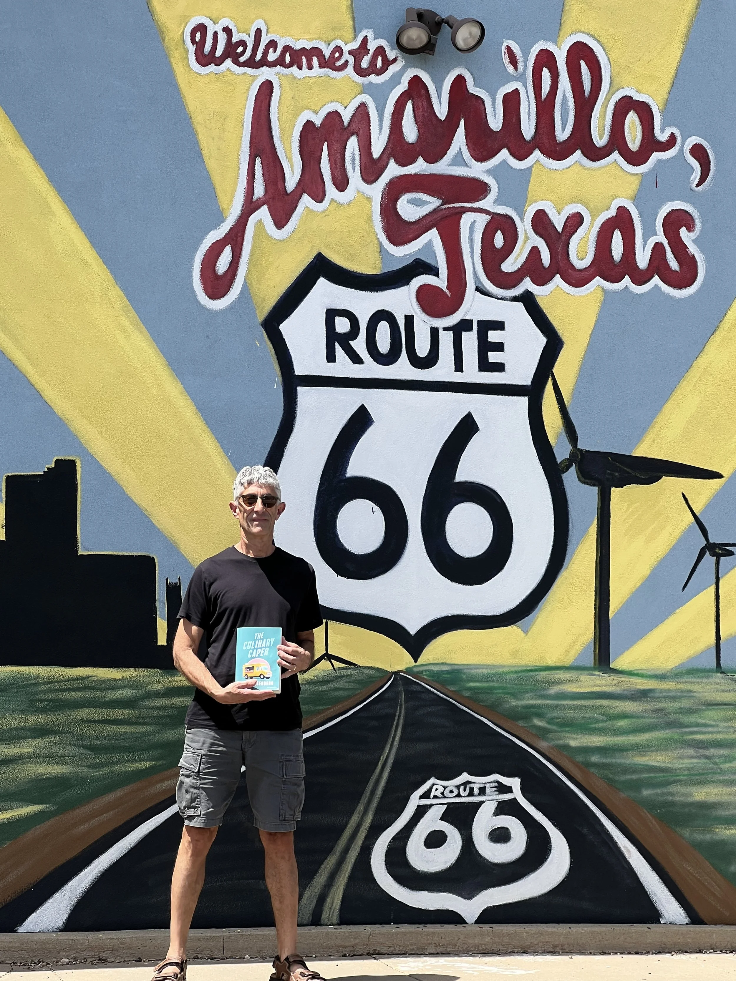 Author hits the road