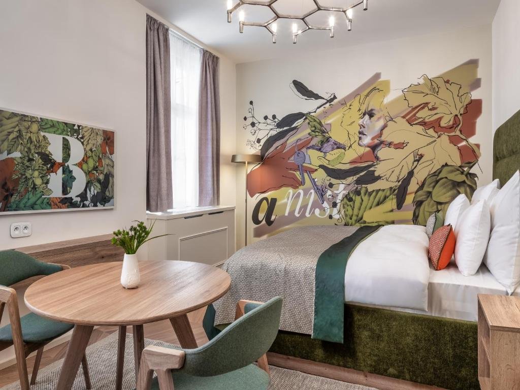Artsy studio bedroom