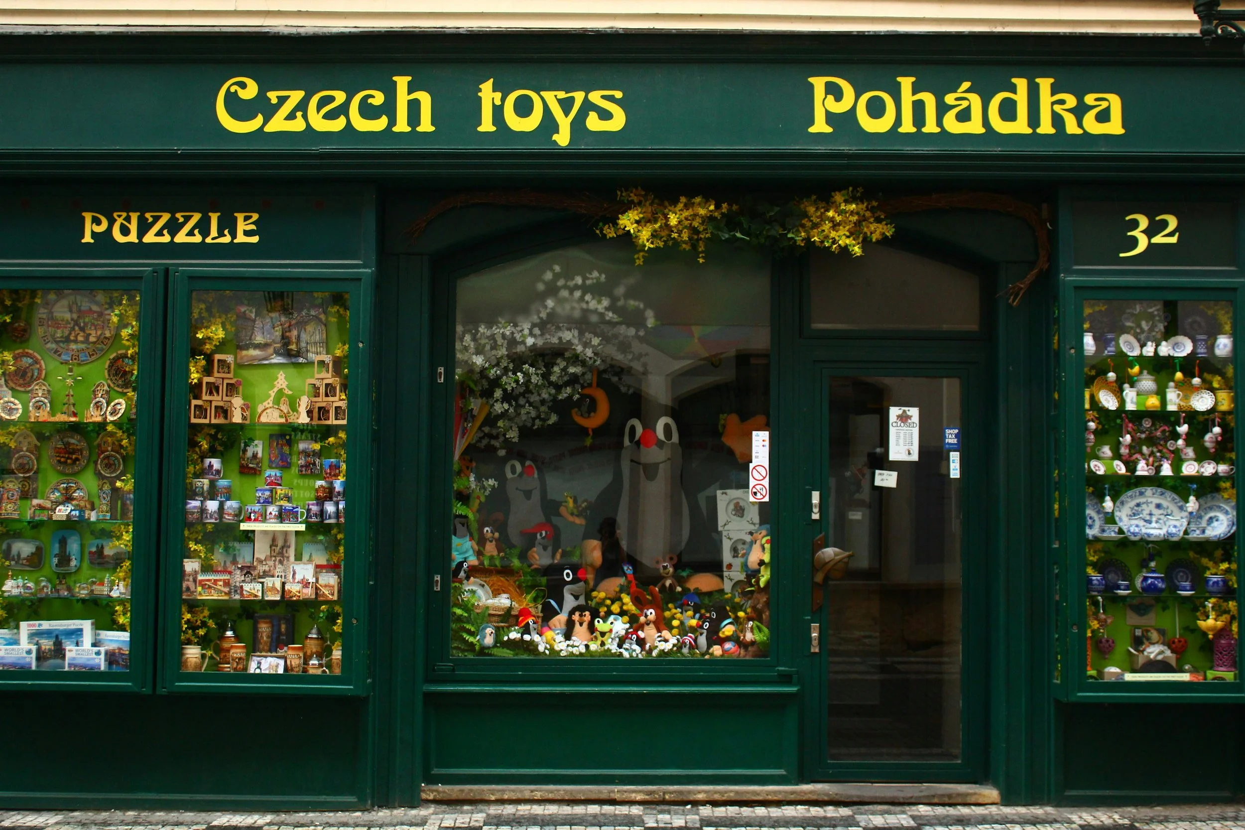 Lots of toy shops