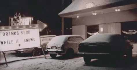 $1 Drinks during snow jam '82