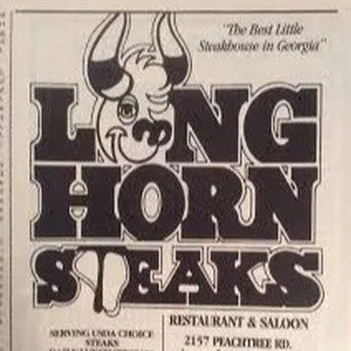 Remember this ad when the original restaurant was on Peachtree across from Harrison's bar? Check out the untold truths behind this culinary giant in my latest blog post...

#artsychowroamer
#thequirkytourist
#ediblefare
#longhornsteakhouse
#justbecau