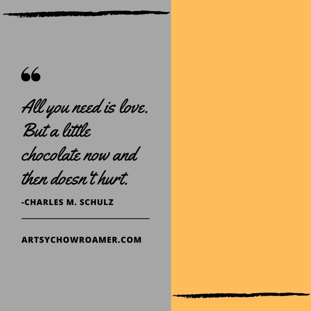It certainly does not hurt....

#artsychowroamer
#thequirkytourist
#ediblefare
#justbecause
#inspirationalquote