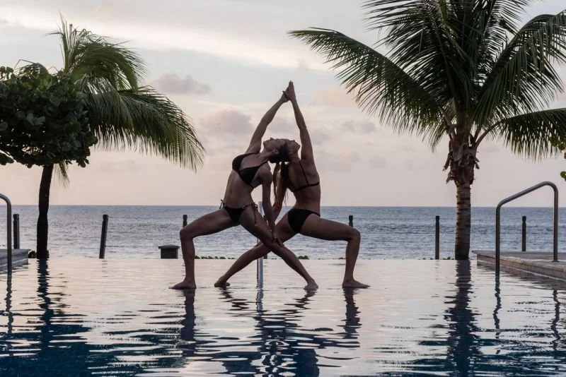 Yoga with a sea view