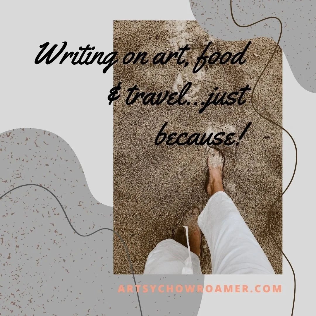 Join our curious adventure seeking tribe for the 411 on all things art, food &amp; travel...along with a little just because...

#artsychowroamer
#thequirkytourist
#artfulideal
#ediblefare
#exploretheworld
#justbecause