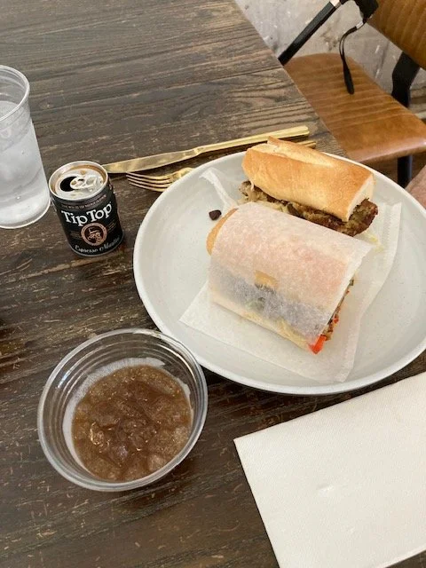 Tasty artisan sandwiches and breads
