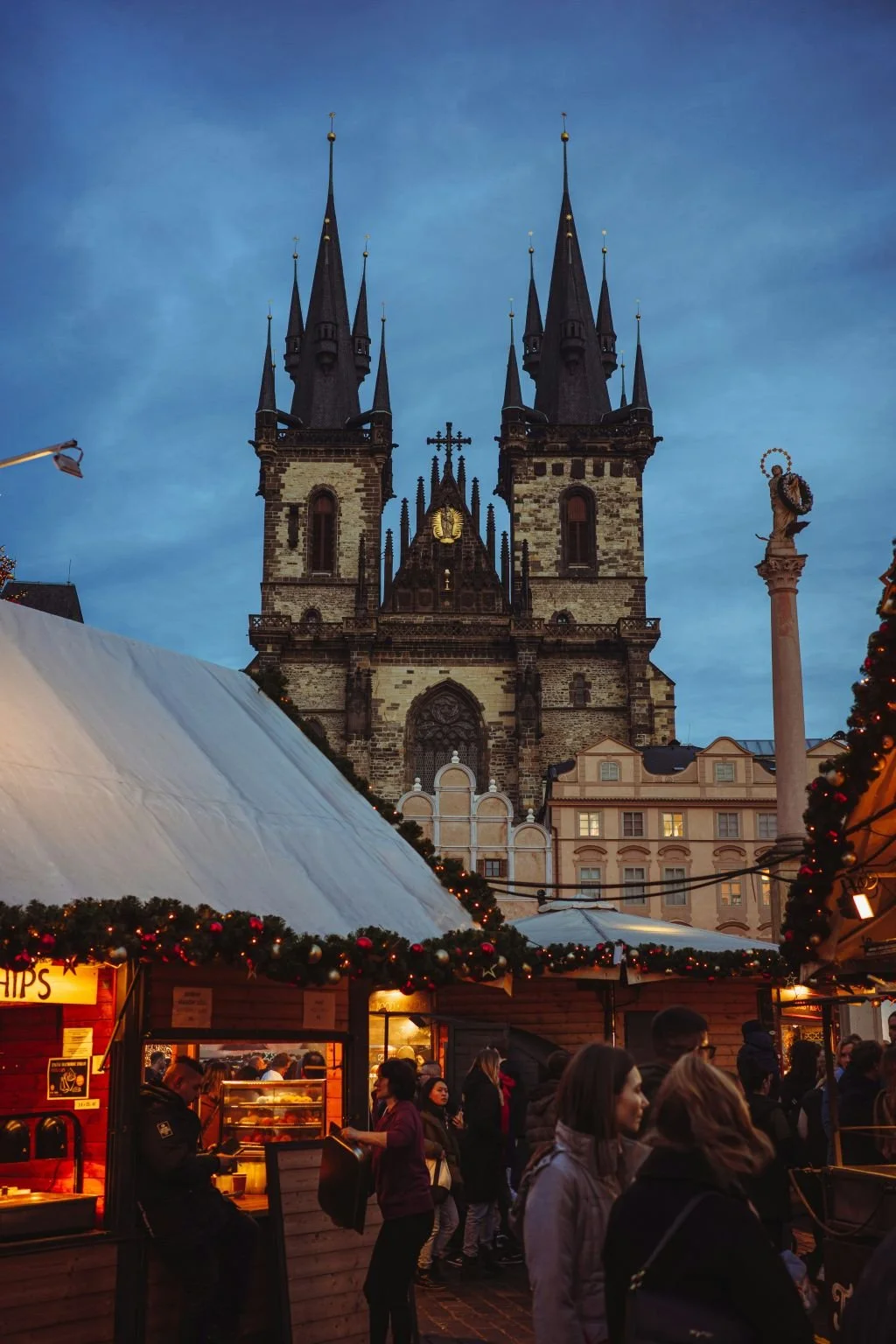 The festive Christmas markets on Old Town Square