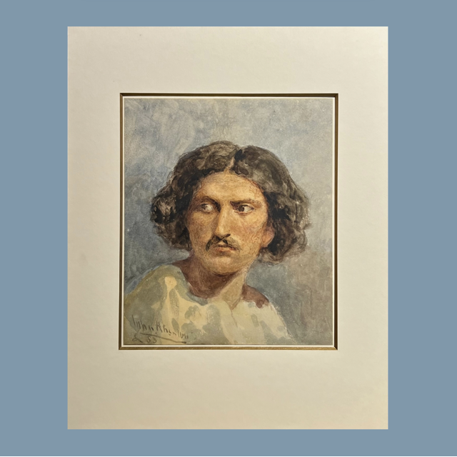 An Artist portrait by John Absolon