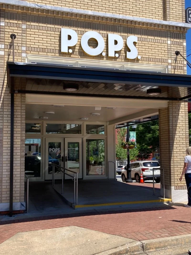 The exterior of POPS in Canton