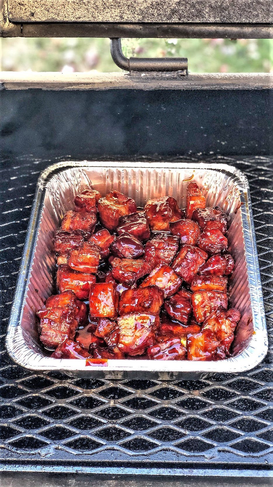 Smoked Pork Belly Bites