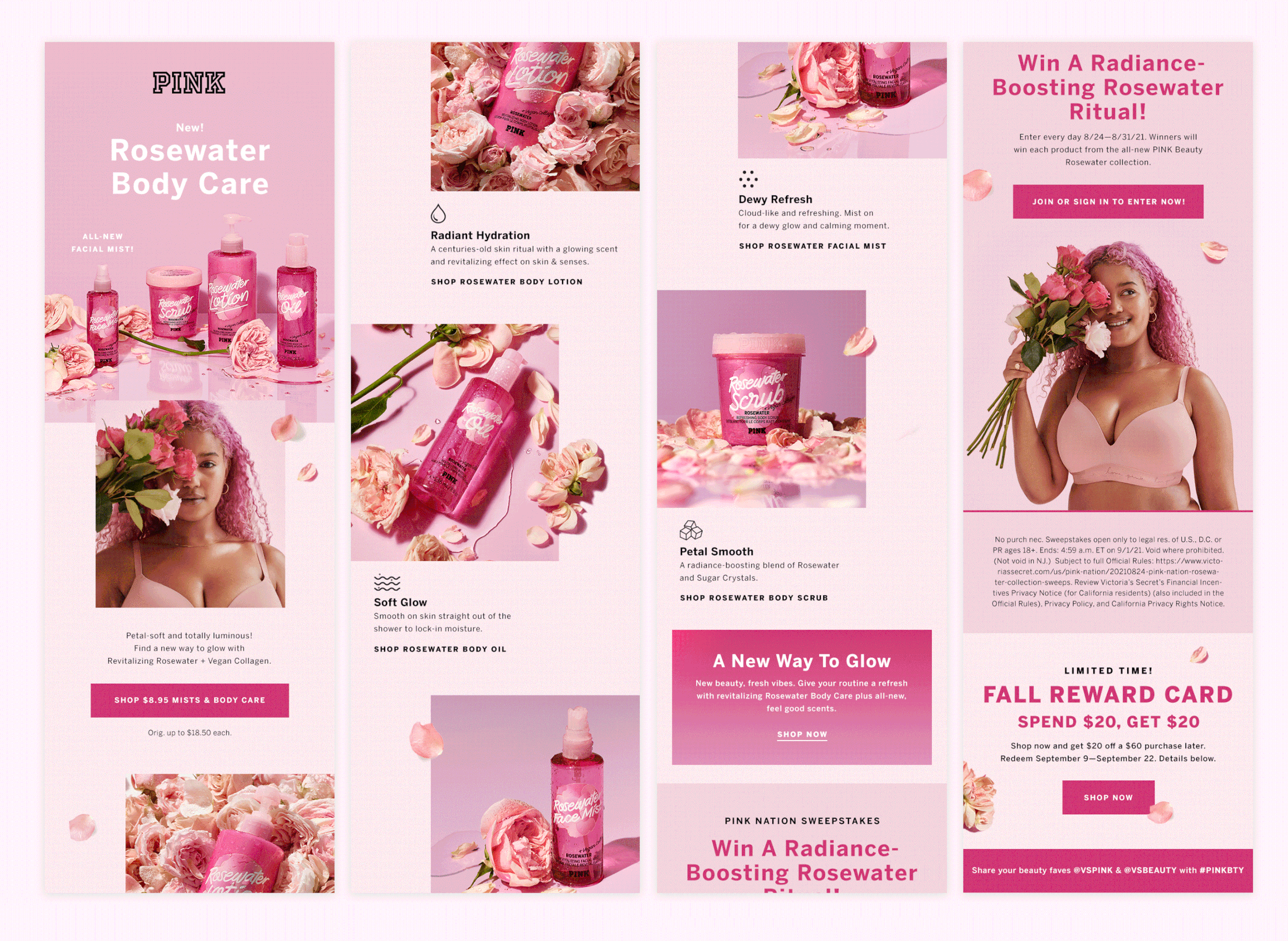 Rosewater Collection Launch Email