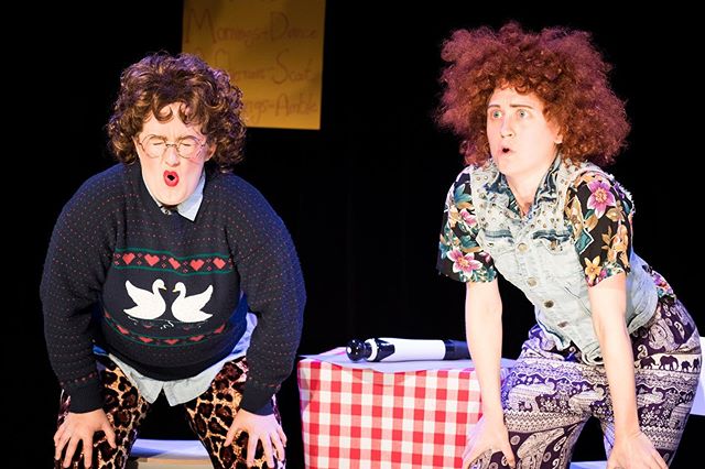 It&rsquo;s Wednesday, and Marge and Gloria encourage you to keep pushing through. Take a deep breath, squat, and let it all out. You know what we mean. And hey, do it with a friend. Company can be nice on a Wednesday. 📷: Ria Burman @outoftheboothmus