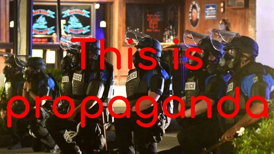 On the Police Taking a Knee as Propaganda