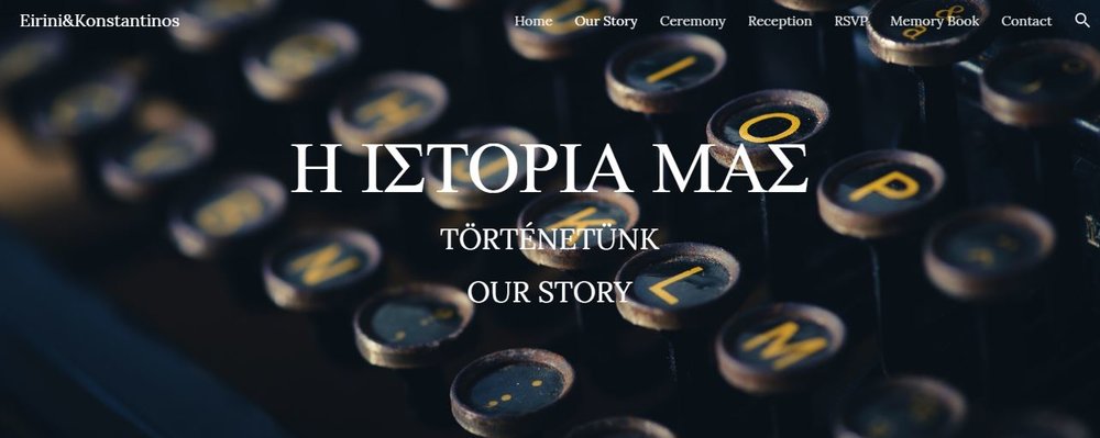 Our story page