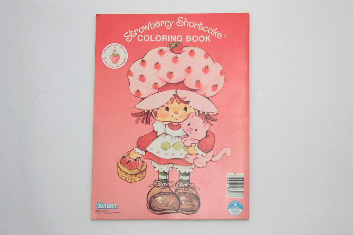 Vintage Strawberry Shortcake Coloring Book Unused 1981 SSC Color Pages  Never Used — High Country Vintage