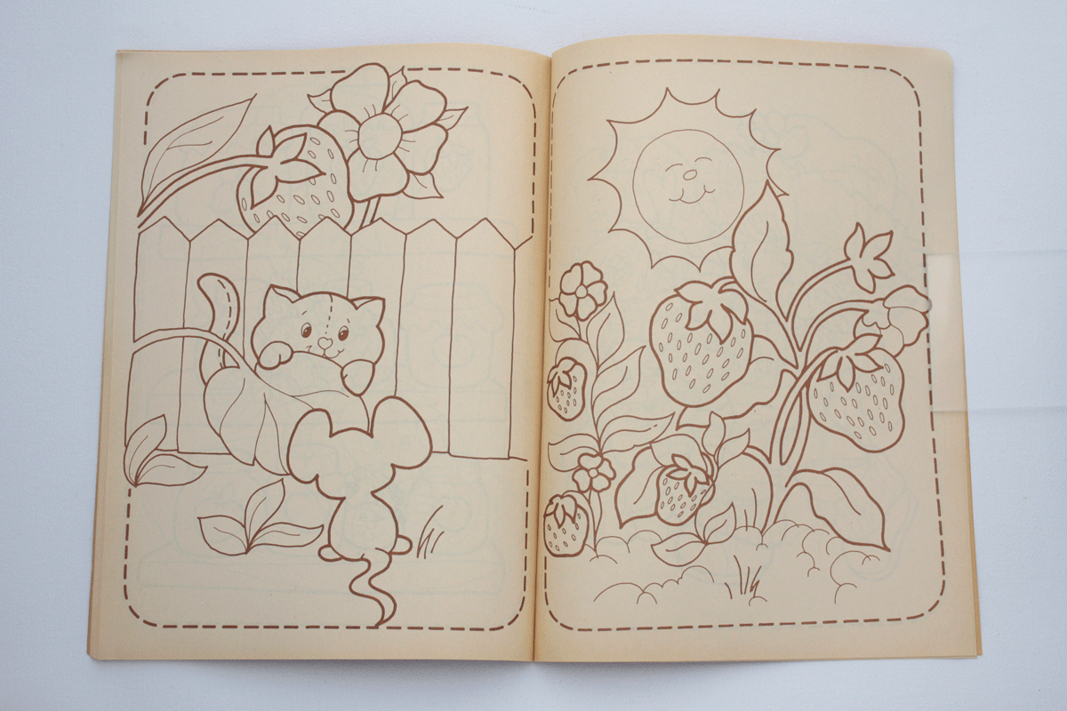 Strawberry Shortcake and Friends Coloring Book Pages with Young Strawberry  and Pupcake 