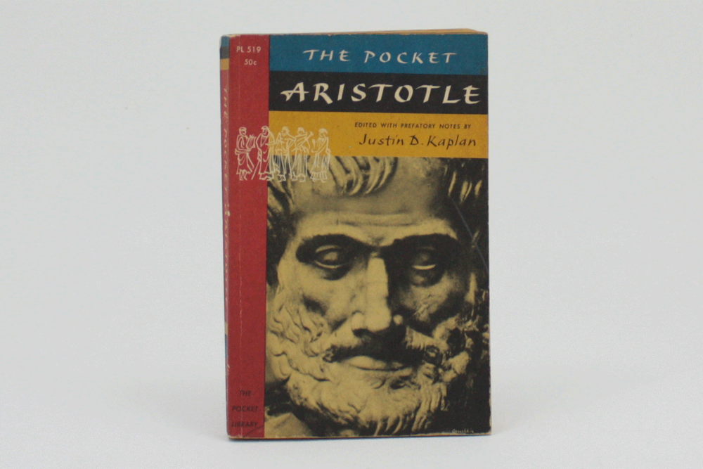 The Pocket Aristotle Vintage Paperback Book with Notes by Justin D
