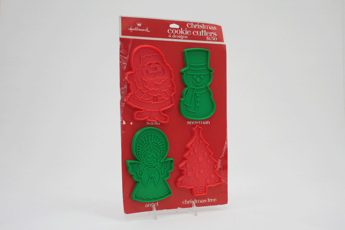 Vintage Hallmark Christmas Cookie Cutters Unused - 4 Pieces