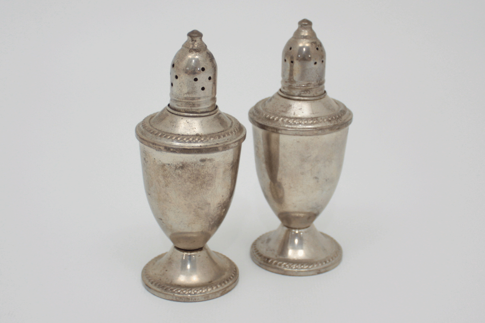 Estate Duchin Creation Vintage Sterling Silver Salt /& Pepper Shakers Set