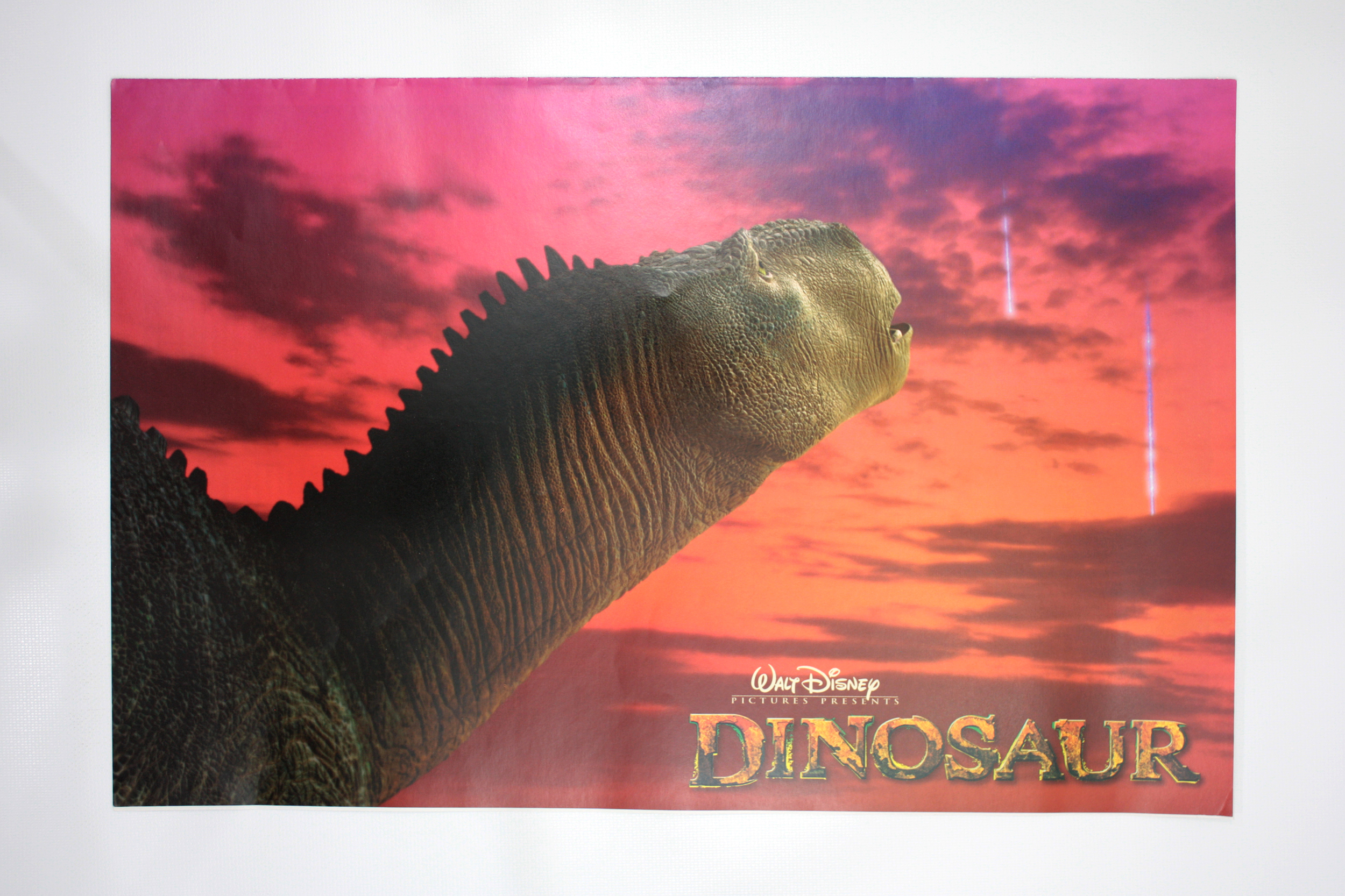 Dinosaur 1999 Eyes &amp; Ears Cast Member Newspaper Full Color Poster Walt Disney World