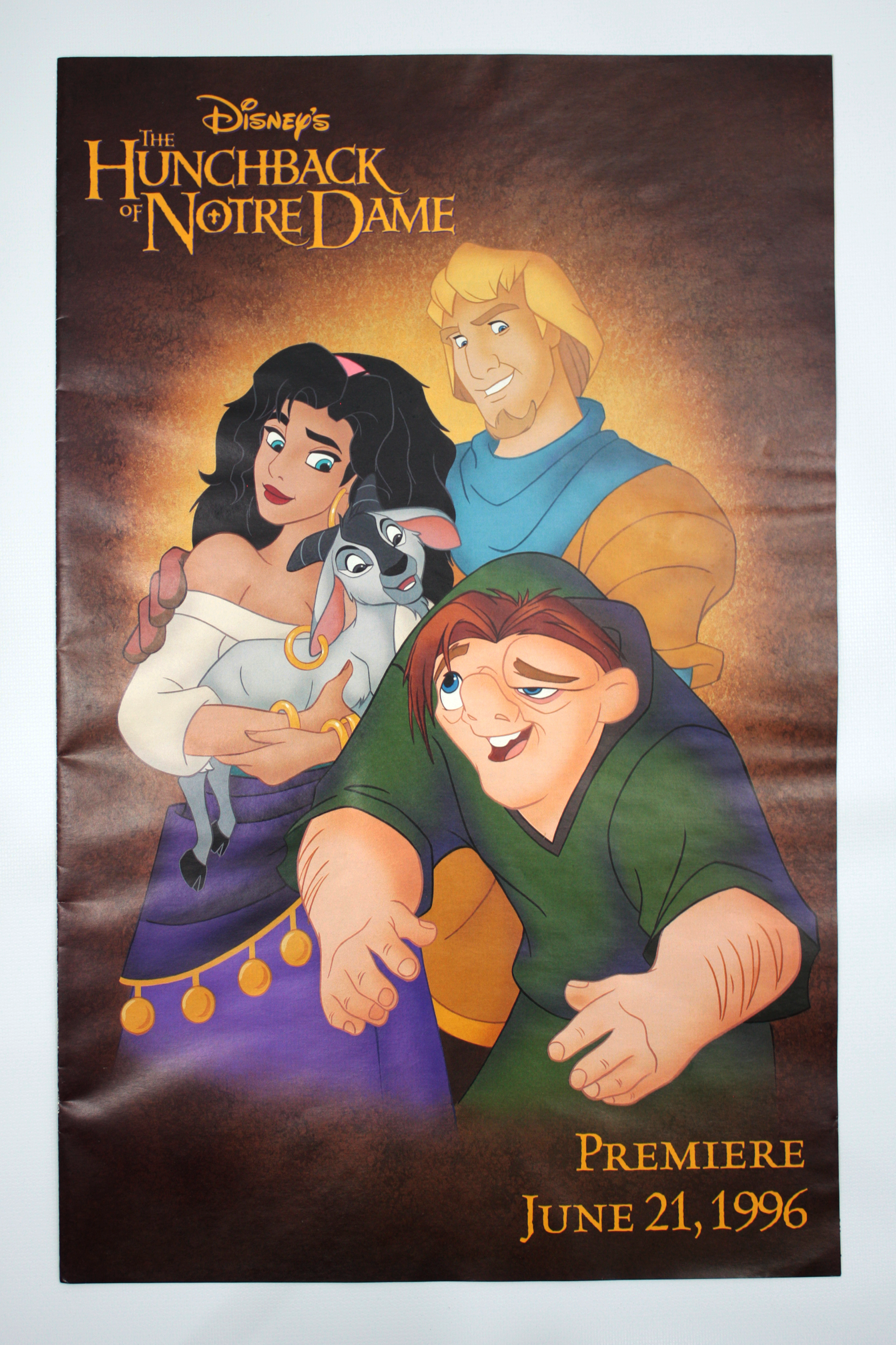 Hunchback of Notre Dame Eyes &amp; Ears Cast Member Newspaper Full Color Poster