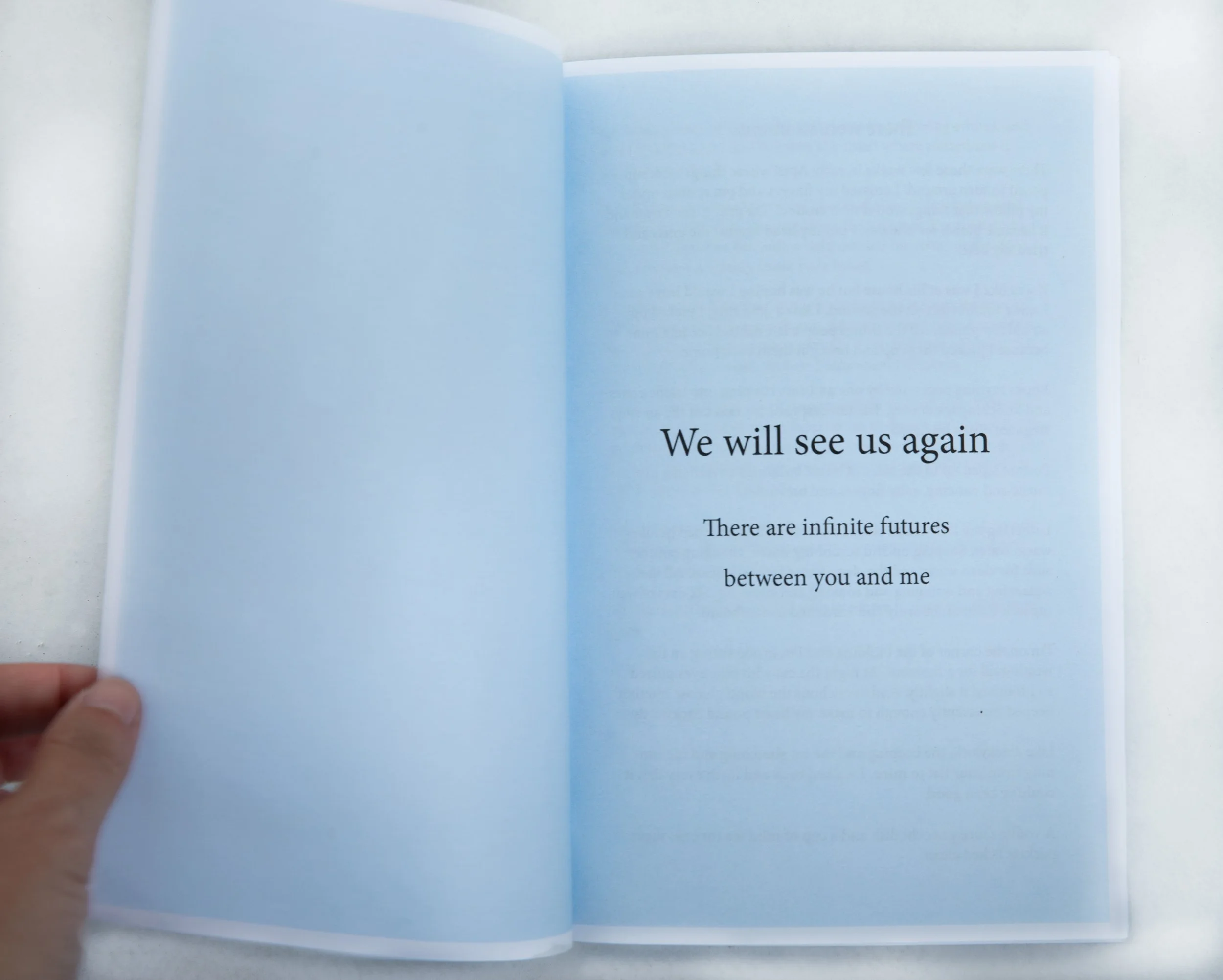 Booklet from "We will see us again"