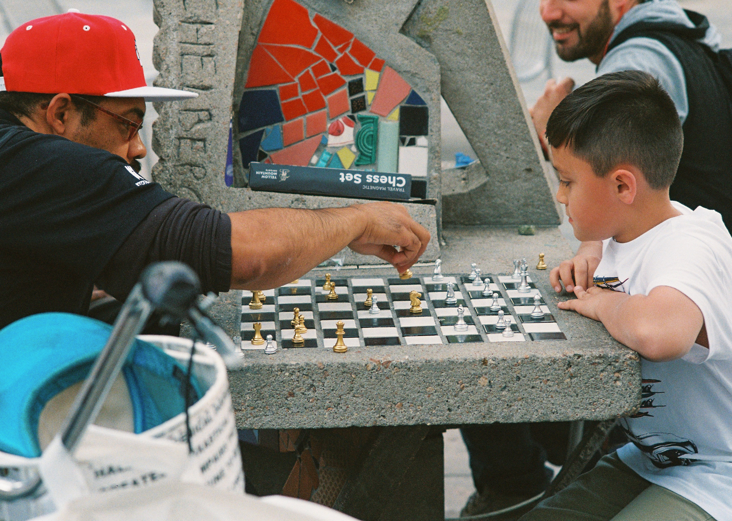 Public chess board, 16th Street 