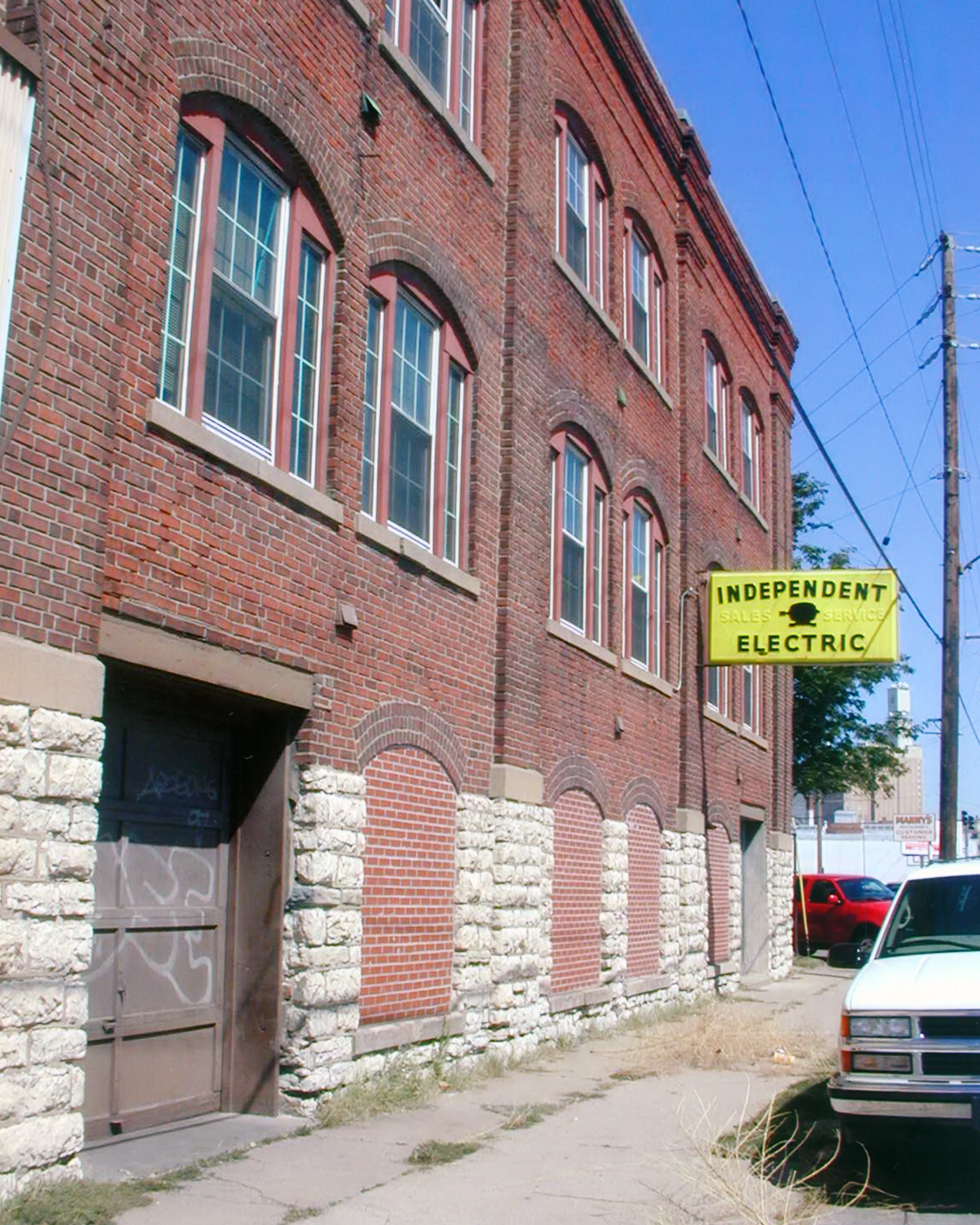 Electric building street - before